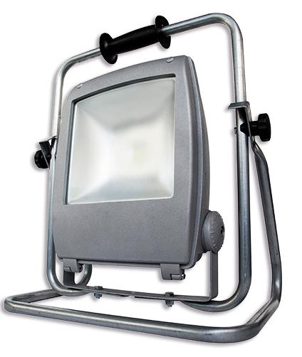 LED schijnwerper FL602-S 55 Watt op verstelbaar vloerstatief - 5 meter snoer 